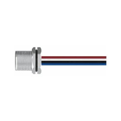 Connecteur mâle 7/8, 2 pol.,   IP67, 2A, non-blindé